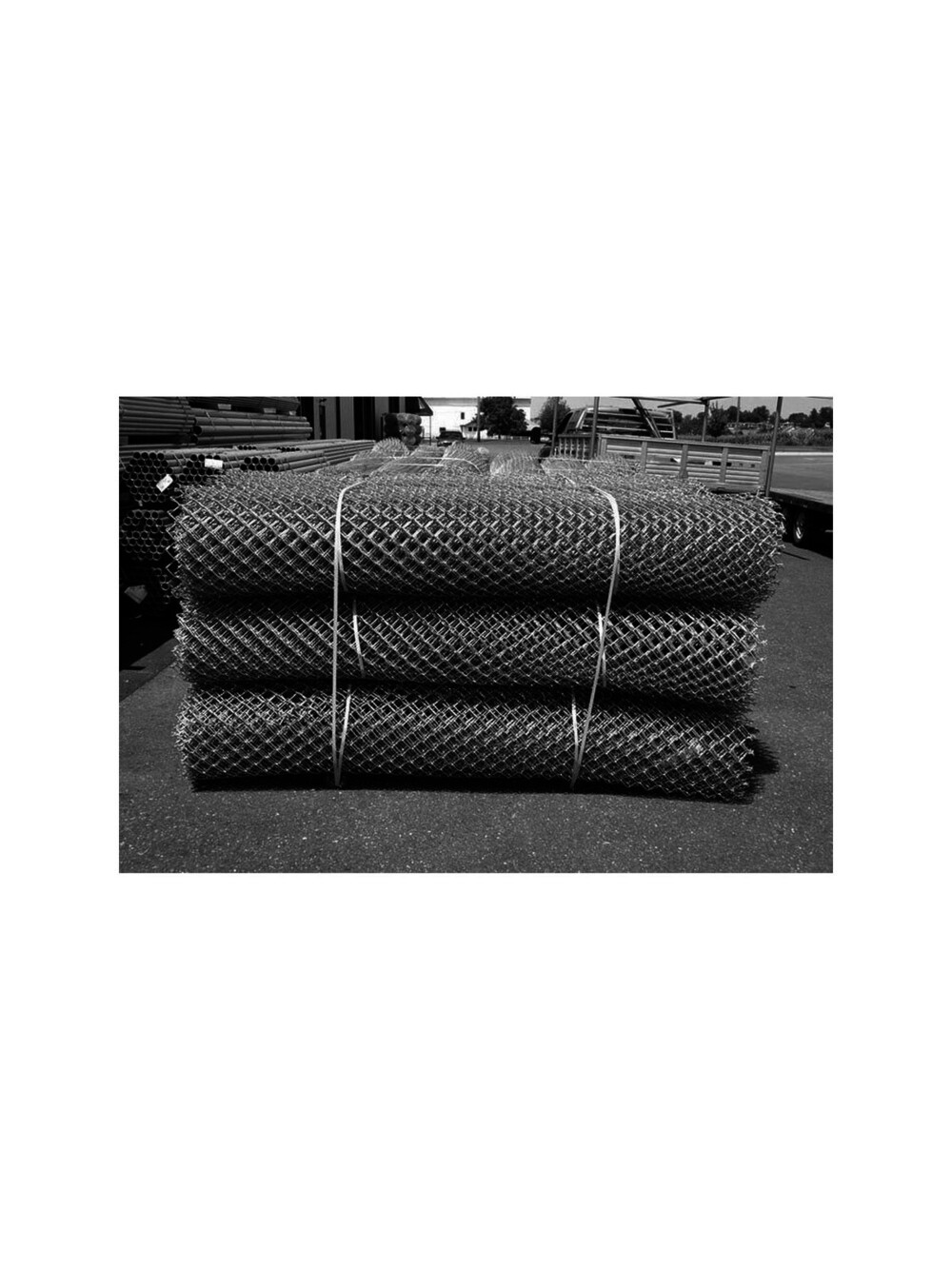 8 ft x 15 ft long Chain Link Chainlink Fence Roll